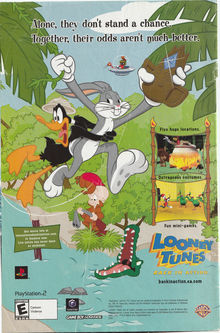 <cite>Looney Tunes: Back in Action</cite> video game ad