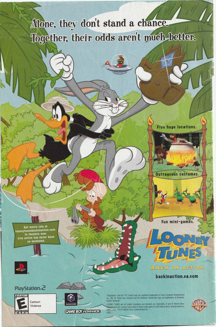 Looney Tunes: Back in Action video game ad