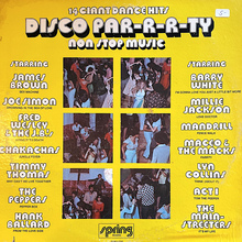 Various Artists – <cite>Disco Par-r-r-ty</cite> album art