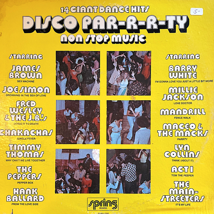 Various Artists – Disco Par-r-r-ty album art