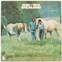 Kris Kristofferson &amp; Rita Coolidge – <cite>Breakaway </cite>album art