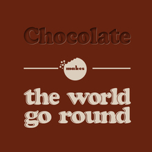 <cite>Chocolate makes the world go round</cite>
