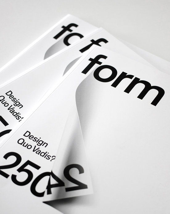 Form magazine, 2013 redesign 1