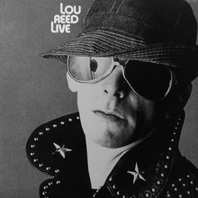 <cite>Lou Reed Live</cite> album art (1975)