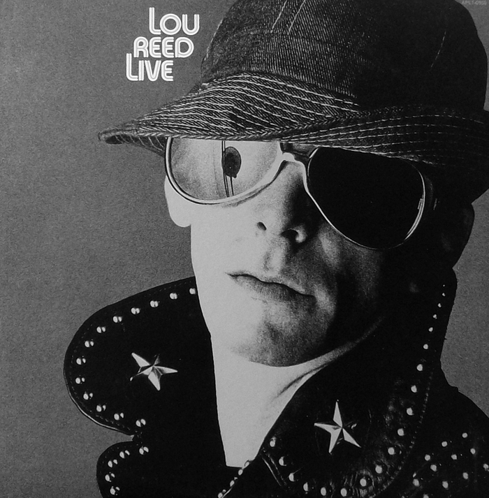Lou Reed Live album art (1975)