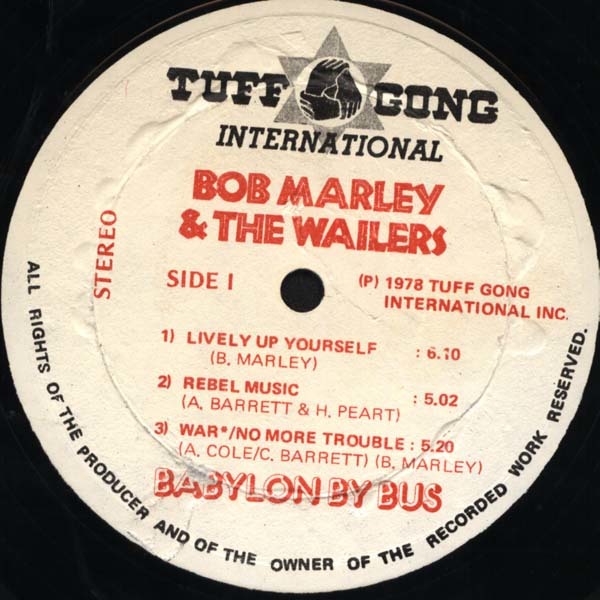 Bob Marley & the Wailers – Babylon By Bus album art 6