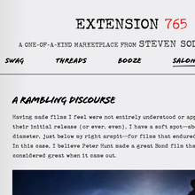 Extension 765: A Marketplace from Steven Soderbergh