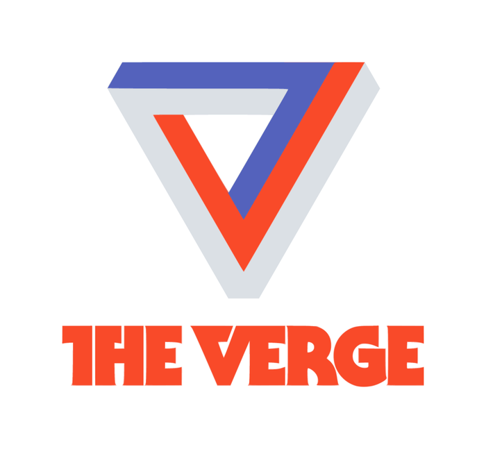 The Verge logo and website 6