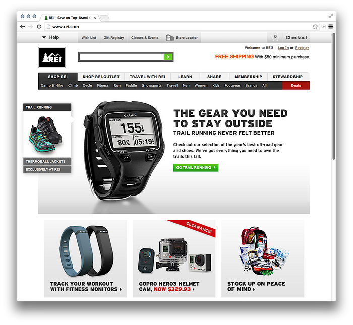 REI Websites, Catalog, and Video 2