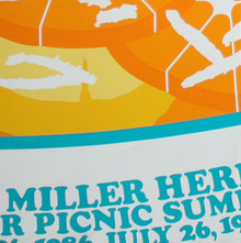 Herman Miller Summer Picnic Posters, 1986–89