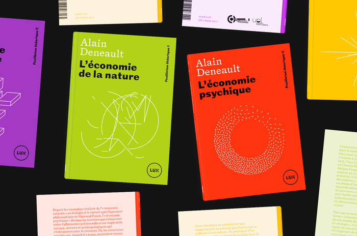 “Feuilleton théorique” book series, Lux Éditeur 1