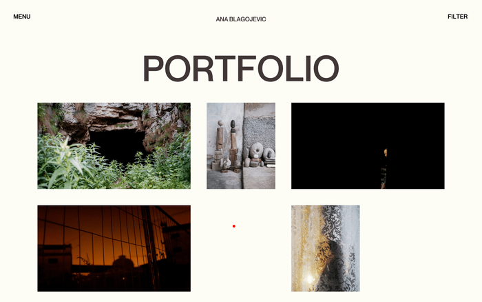 Ana Blagojevic website 4