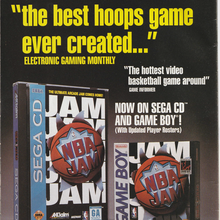 <cite>NBA Jam</cite> video game advertisement
