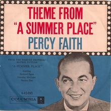 Percy Faith and His Orchestra – “Theme From A Summer Place” / “Go-Go-Po-Go” single cover