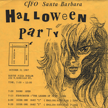 Cartoon/Fantasy Organization Halloween Party flyer