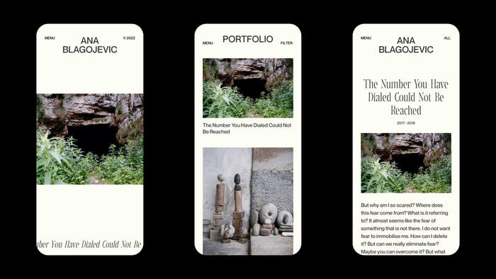 Ana Blagojevic website 8