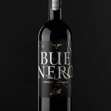 Bue Nero, Aglianico wine label