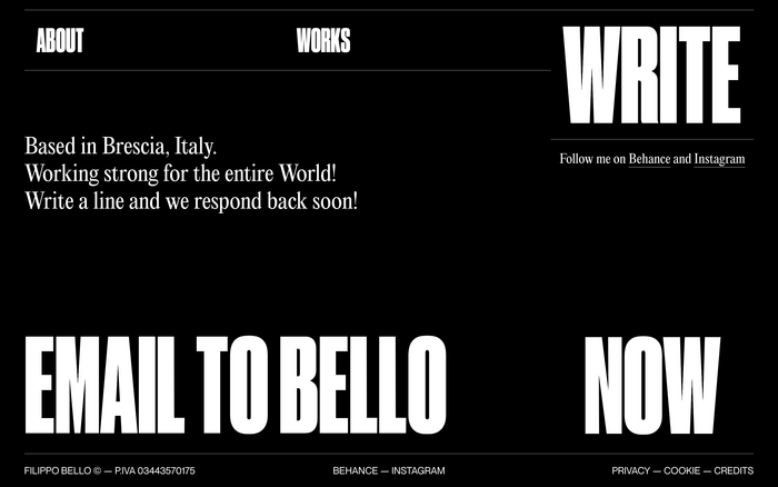 Filippo Bello website 5