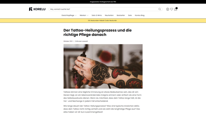 Korelu website redesign 4