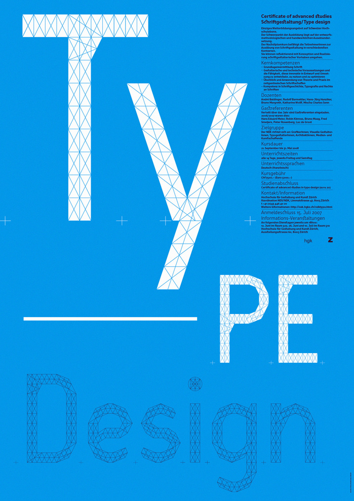 ZHdK poster series 1