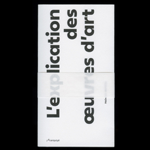 <cite>L’explicitation des œuvres d’art</cite>