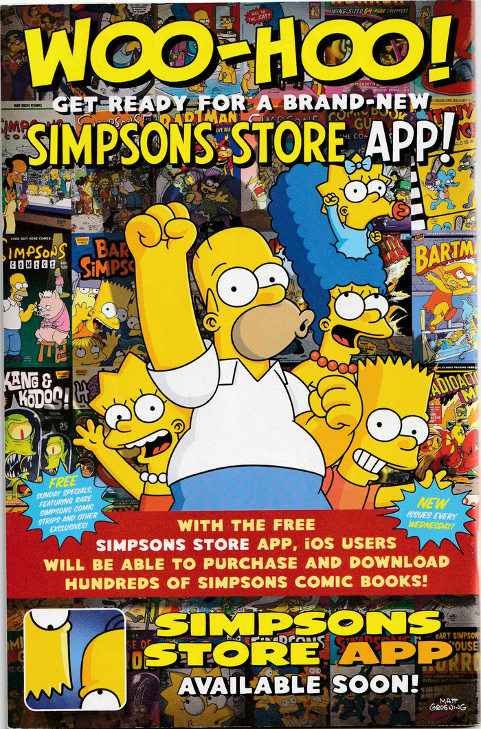 Simpson Store App advertisement