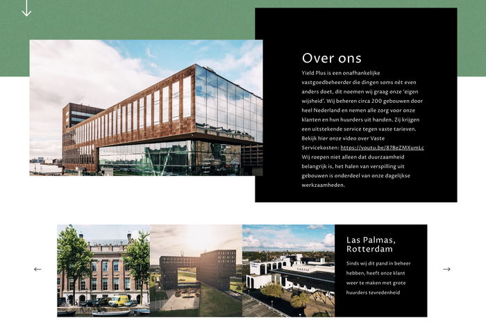 Yield Plus website 2