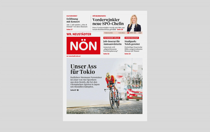 Niederösterreichische Nachrichten NÖN newspaper redesign 2