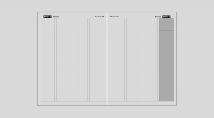 The basic grid behind the page