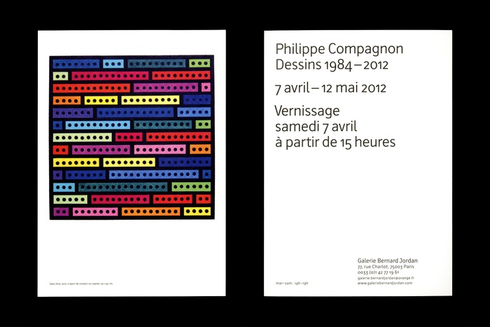 Galerie Bernard Jordan invitations 2