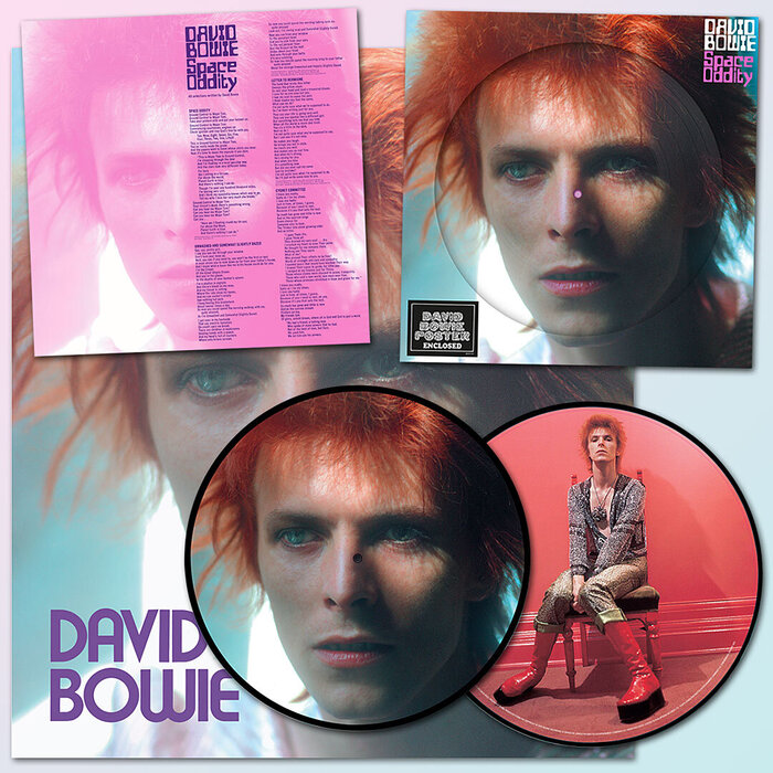 The geometric caps on the poster are either from  or the virtually identical . See the poster from the original 1972 release on Discogs.