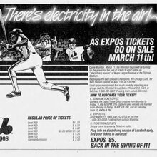 Montreal Expos print ad