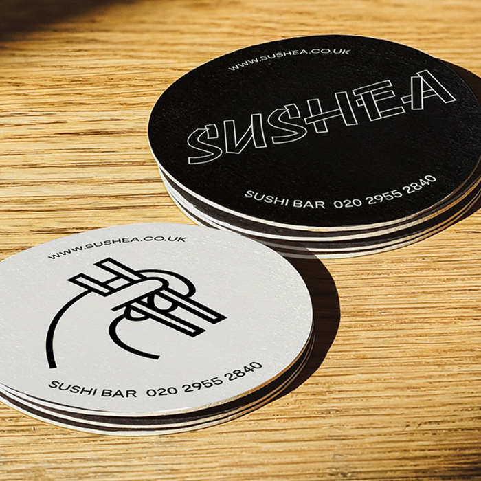 Sushea restaurant identity 2