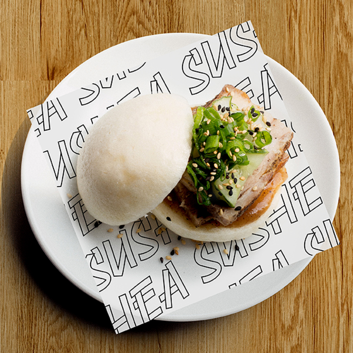 Sushea restaurant identity 7