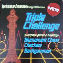 <cite>Triple Challenge</cite> game box