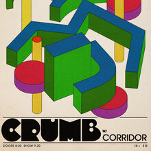 Crumb at The Bishop Bar concert poster