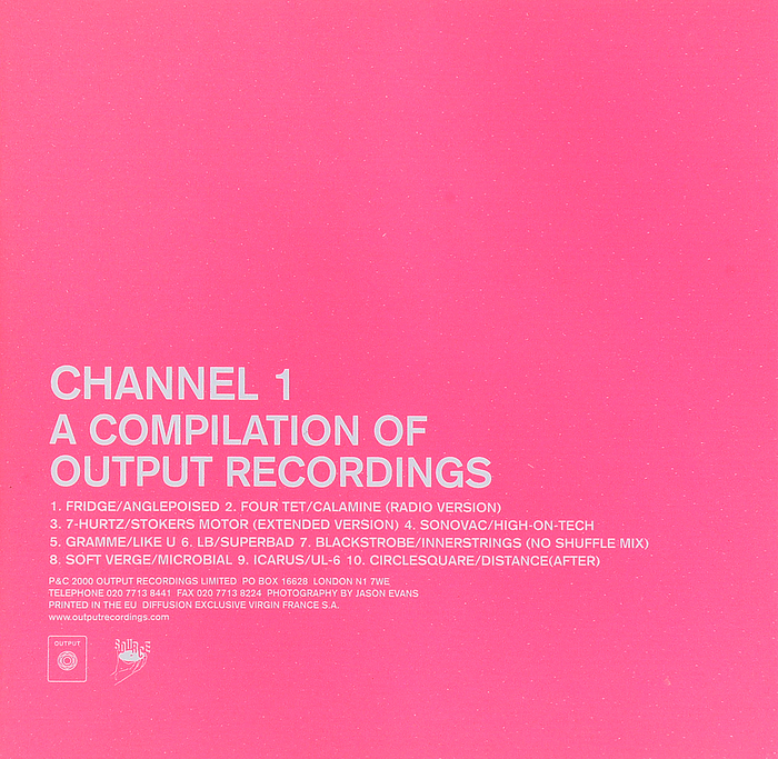 Front cover of Channel 1, released June 2000