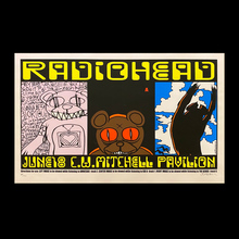 Radiohead at C.<span class="nbsp">&nbsp;</span>W. Mitchell Pavilion concert poster