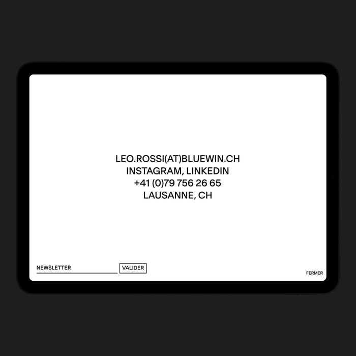 Léonard Rossi website 6