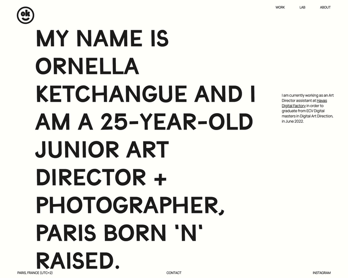 Ornella Ketchangue website 6