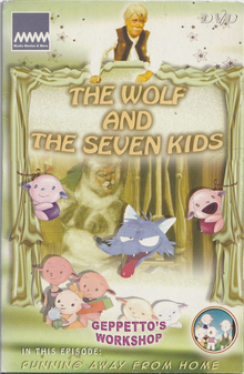 Geppetto’s Workshop – <cite>The Wolf and the Seven Kids</cite> DVD cover