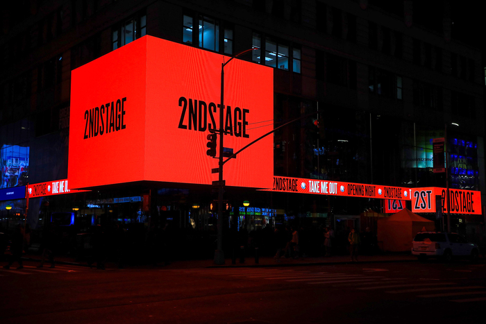 Take Me Out video billboard in Times Square 2