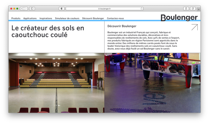 Boulenger website (2019 redesign) 1