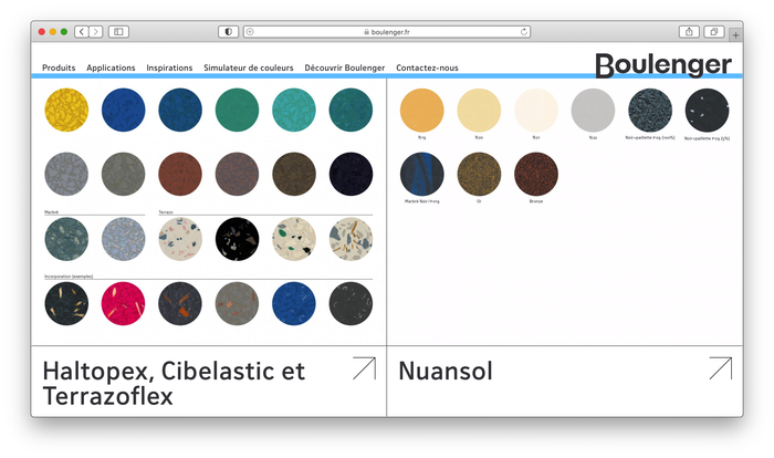 Boulenger website (2019 redesign) 5