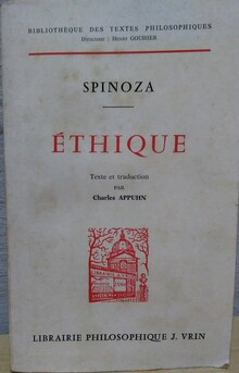 <cite>Éthique</cite> by Baruch Spinoza (Librarie Philosophique J.<span class="nbsp">&nbsp;</span>Vrin)