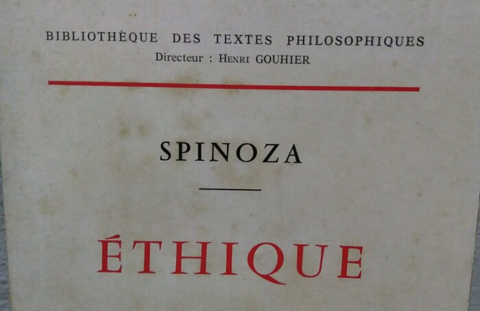 Éthique by Baruch Spinoza (Librarie Philosophique J. Vrin) 2