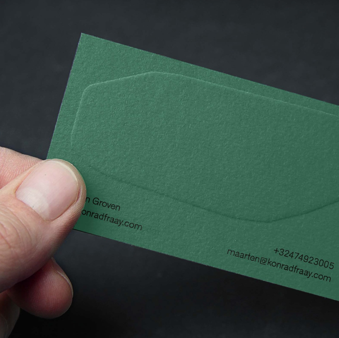 Konrad &amp; Fraay business cards and website 2