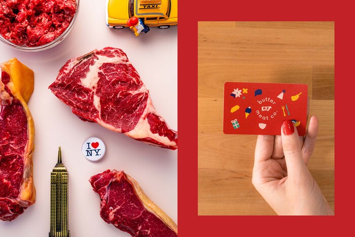 Left: Butter Meat Co.’s I Love New York box

Right: Butter Meat Co.’s every day’s a holiday gift card