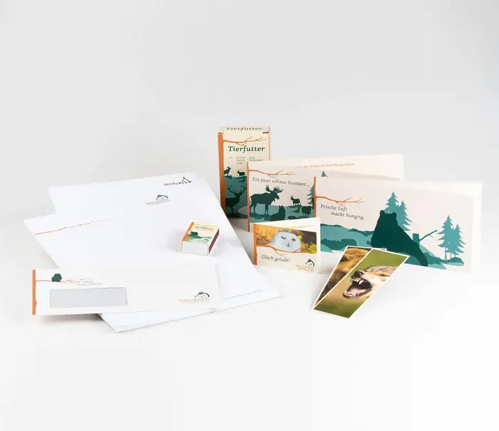 Miscellaneous printed matter featuring Agendatype Swash Italic for headings