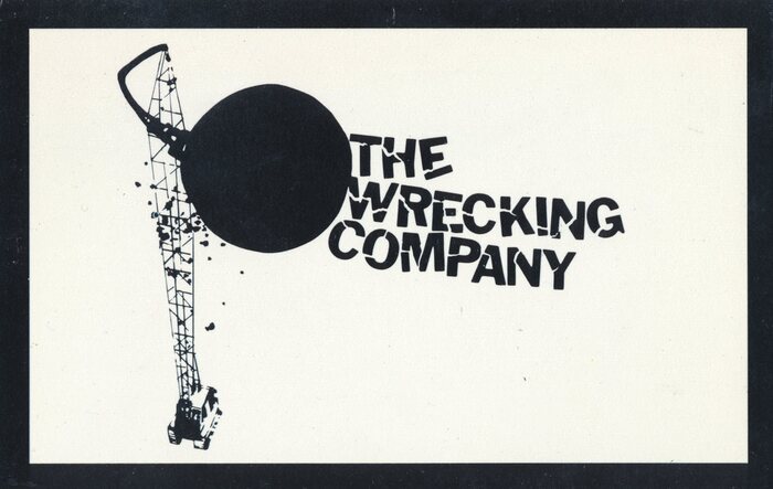 The Wrecking Company postcard, Holiday Inn University Center